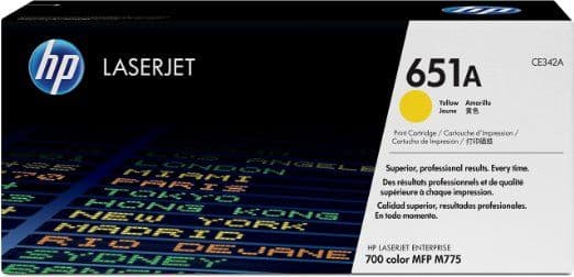 Cartus de toner (16K) HP 651A Yellow (CE342A)