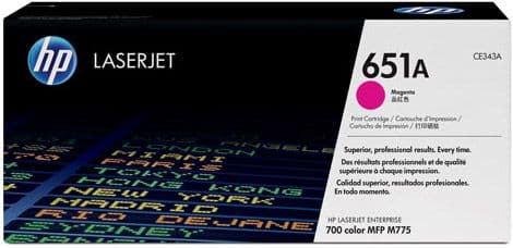 Cartus de toner (16K) HP 651A Magenta (CE343A)