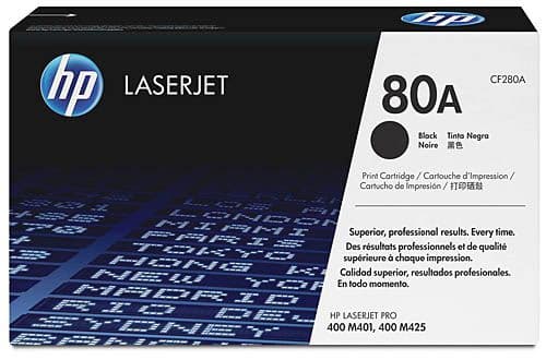 Cartus de toner (2.7K) HP 80A Black (CF280A)