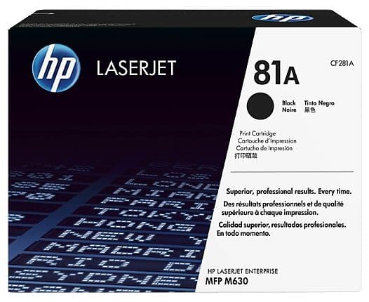 Cartus de toner (10.5K) HP 81A Black (CF281A)