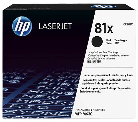 Cartus de toner (25K) HP 81X Black (CF281X)