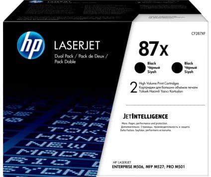 Cartus de toner x2 (36K) HP 87X Black Dual Pack (CF287XD)