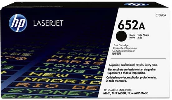 Cartus de toner (11.5K) HP 652A Black (CF320A)