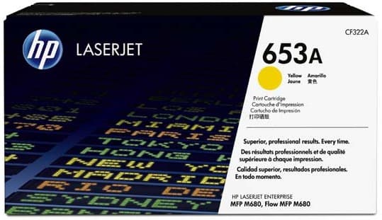 Cartus de toner (16.5K) HP 653A Yellow (CF322A)