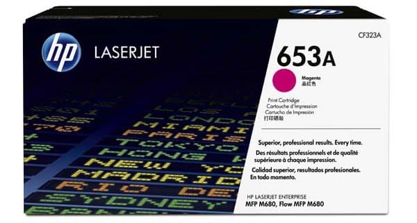 Cartus de toner (16.5K) HP 653A Magenta (CF323A)