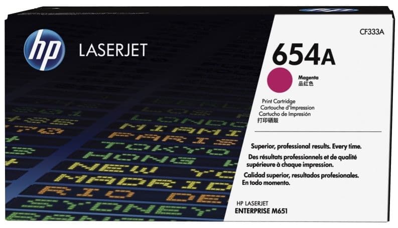 Cartus de toner (15K) HP 654A Magenta (CF333A)