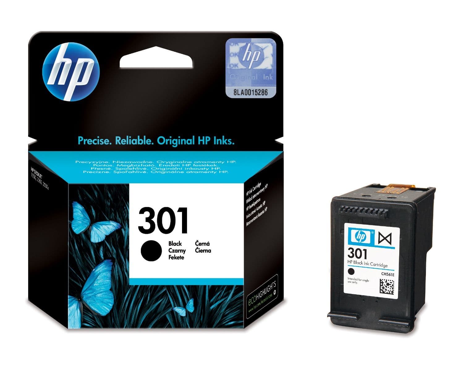 Cartus de cerneala original HP 301 Black (CH561EE)