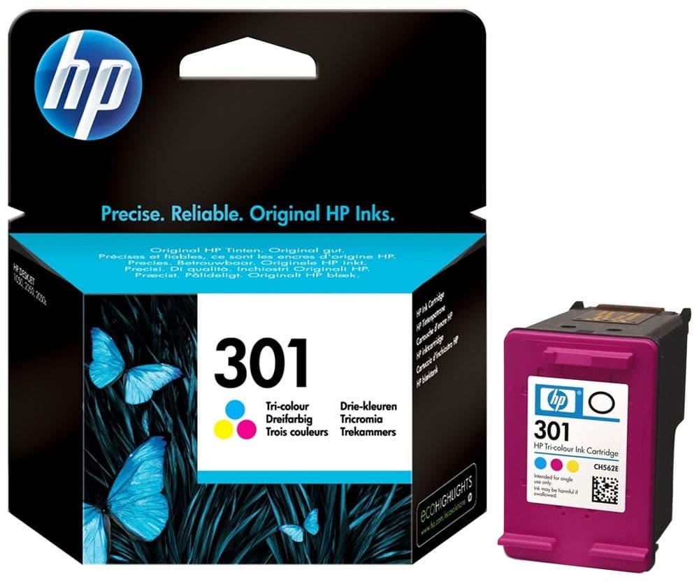 Cartus de cerneala original HP 301 Color (CH562EE)