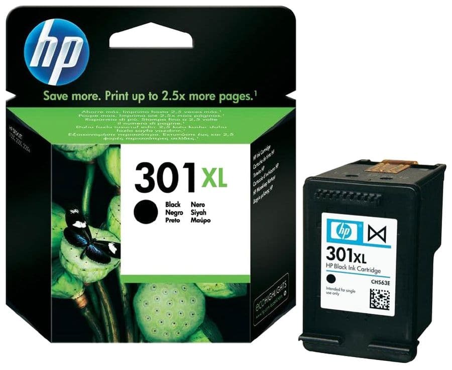 Cartus de cerneala original HP 301XL Black (CH563EE)