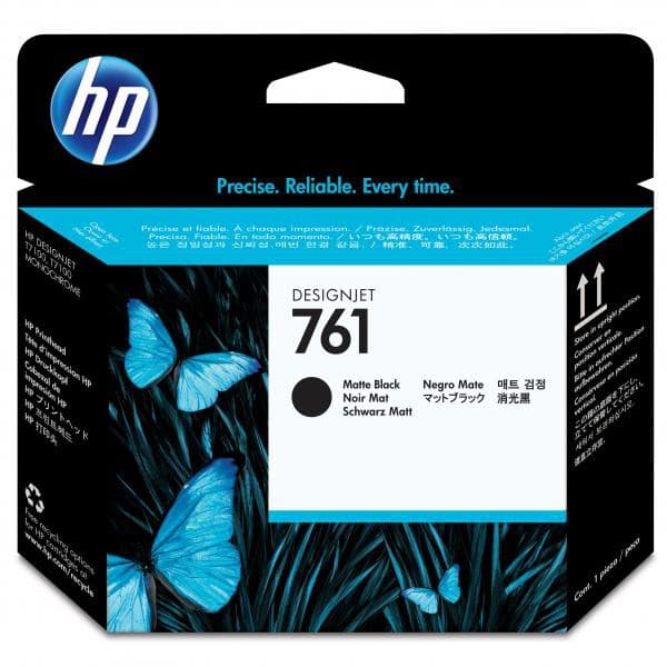 Cap de printare original HP 761 Matte Black (CH648A)