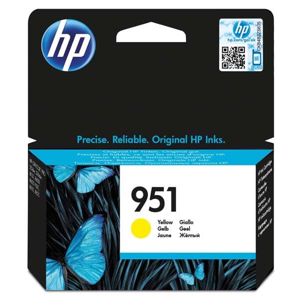 Cartus de cerneala original HP 951 Yellow (CN052AE)