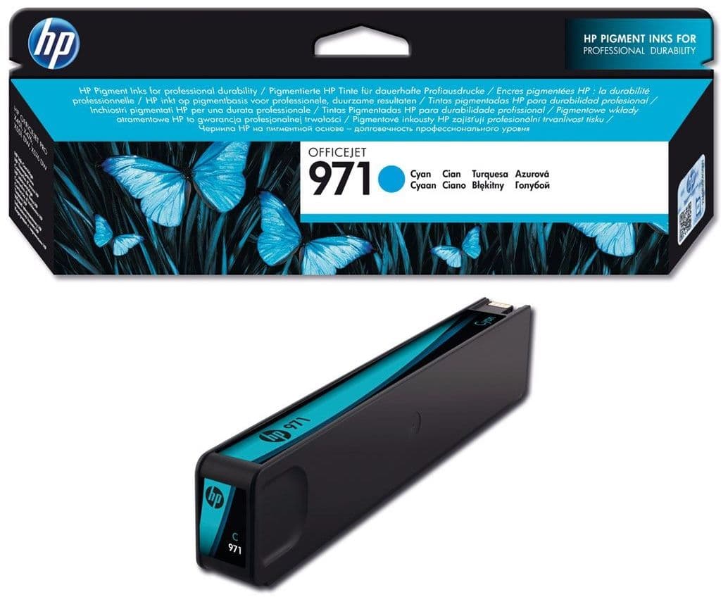 Cartus de cerneala original HP 971 Cyan (CN622AE)