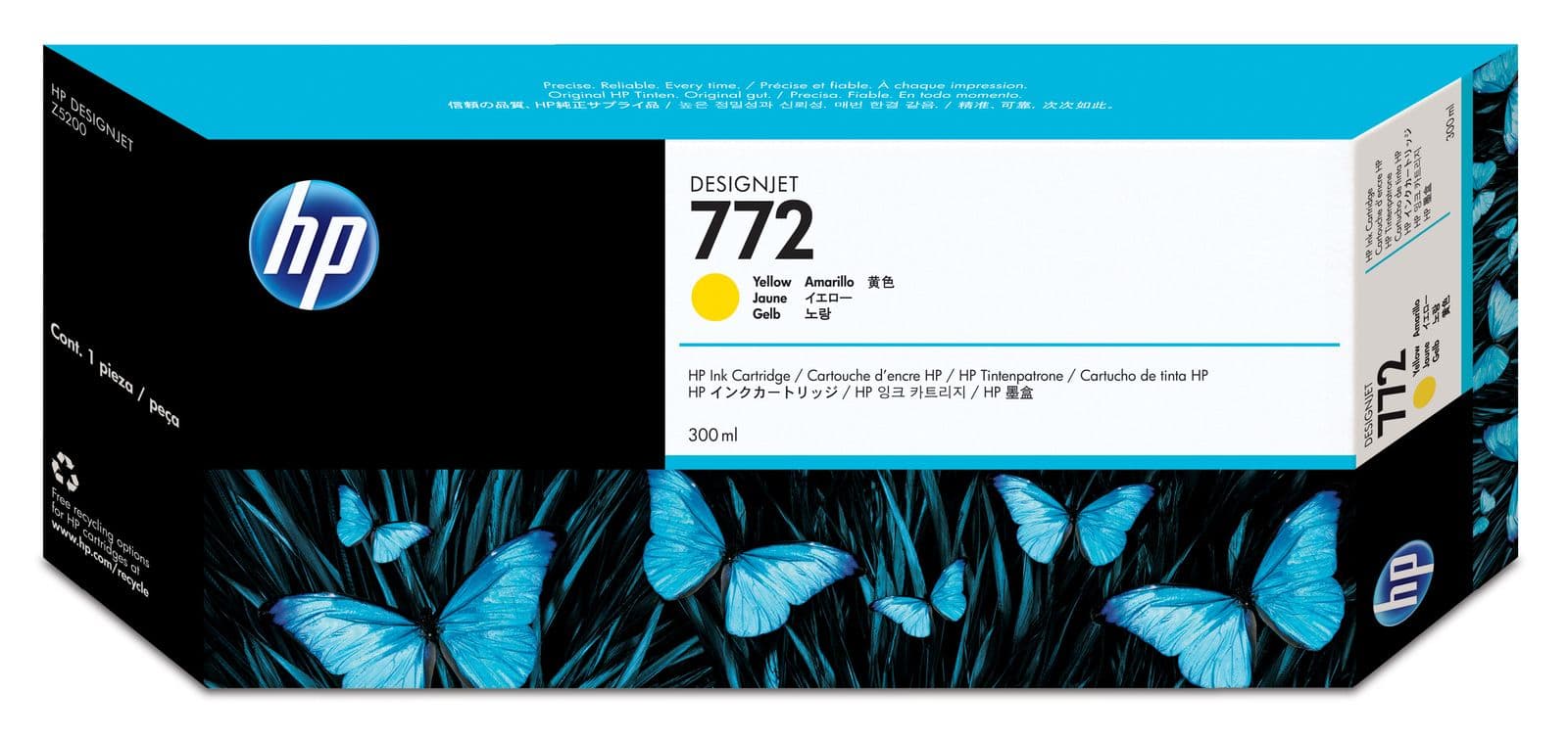 Cartus de cerneala original HP 772 Yellow (CN630A)