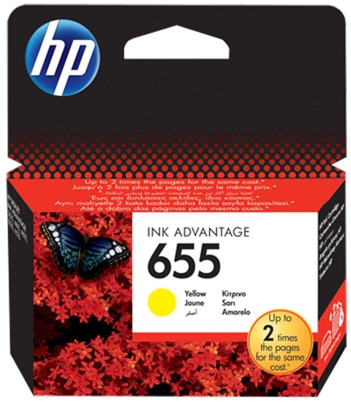 Cartus de cerneala original HP 655 Yellow (CZ112AE)