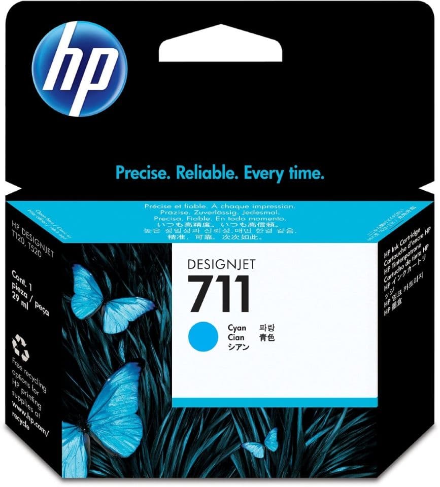 Cartus de cerneala original HP 711 Cyan (CZ130A)