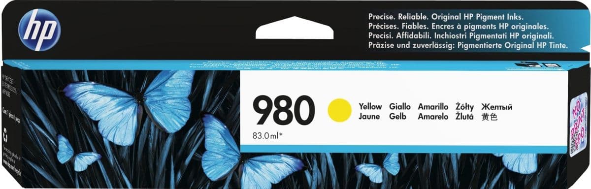 Cartus de cerneala original HP 980 Yellow (D8J09A)