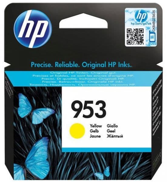 Cartus de cerneala original HP 953 Yellow (F6U14AE)