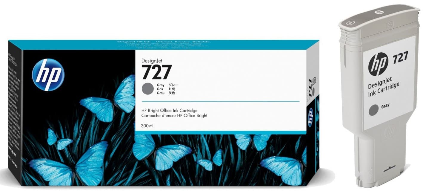 Cartus de cerneala original HP 727 Gray (F9J80A)