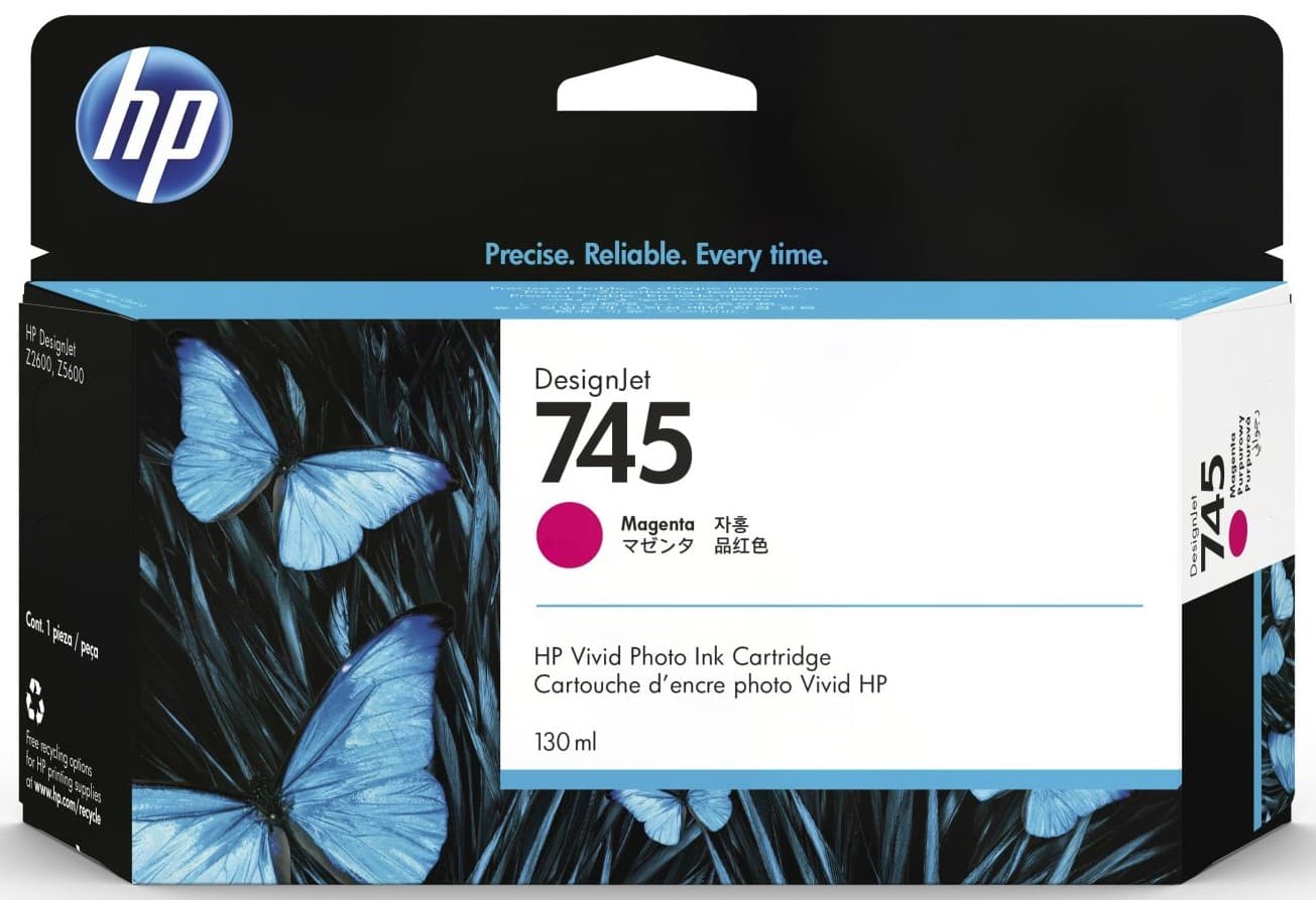 Cartus de cerneala original HP 745 Magenta (F9J95A)