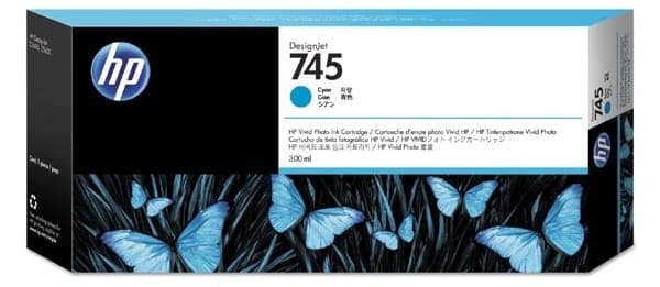 Cartus de cerneala original HP 745 Cyan (F9K03A)