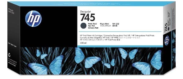 Cartus de cerneala original HP 745 Matte Black (F9K05A)