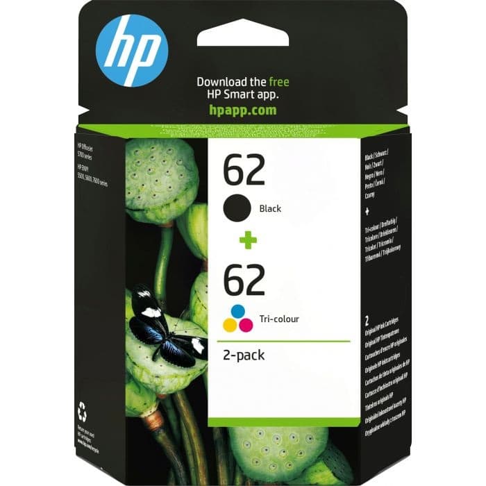 Set cartuse de cerneala HP 62 Black & Color (N9J71AE)