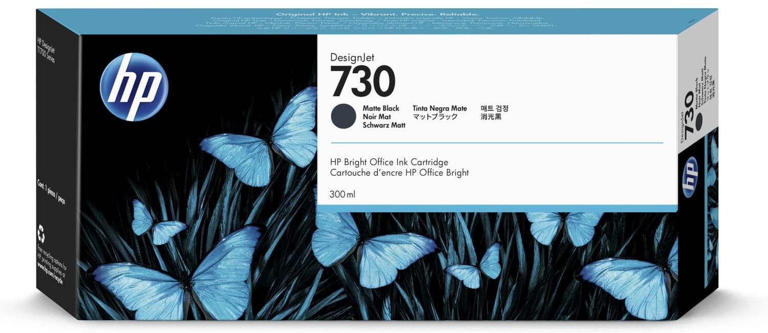 Cartus de cerneala original HP 730 Matte Black (P2V71A)