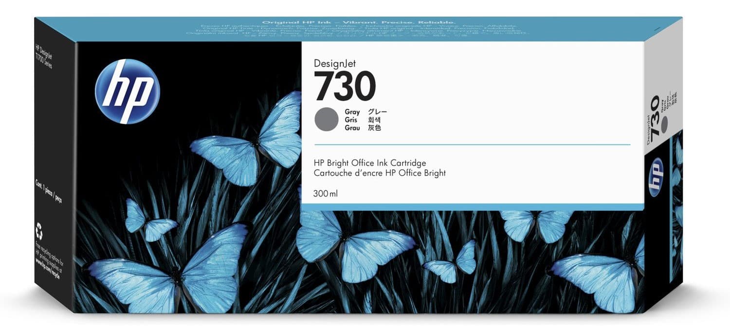 Cartus de cerneala original HP 730 Gray (P2V72A)