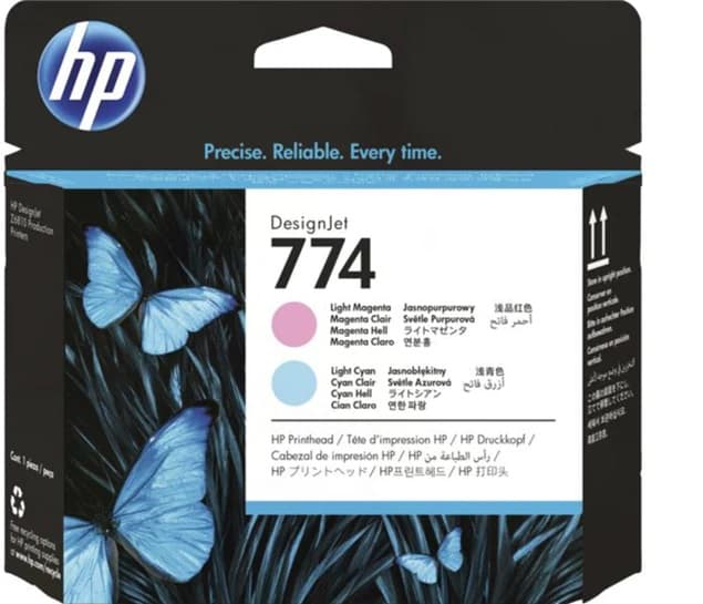 Cap de printare HP 774 Light Magenta & Light Cyan Printhead (P2V98A)