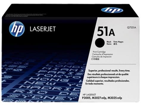 Cartus de toner (6.5K) HP 51A Black (Q7551A)