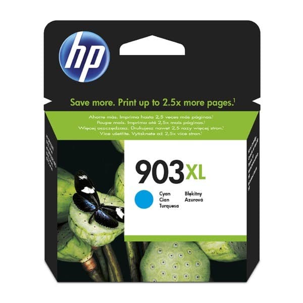 Cartus de cerneala original HP 903XL Cyan (T6M03AE)