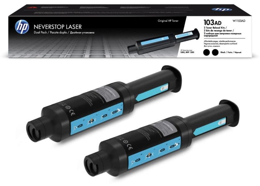 Cartus de toner x2 (5K) HP 103A Black Dual Pack (W1103AD)