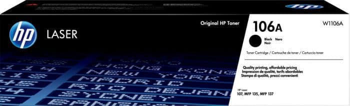 Cartus de toner (1.5K) HP 106A Black (W1106A)