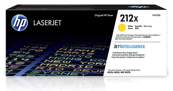 Cartus de toner (10K) HP 212X Yellow (W2122X)