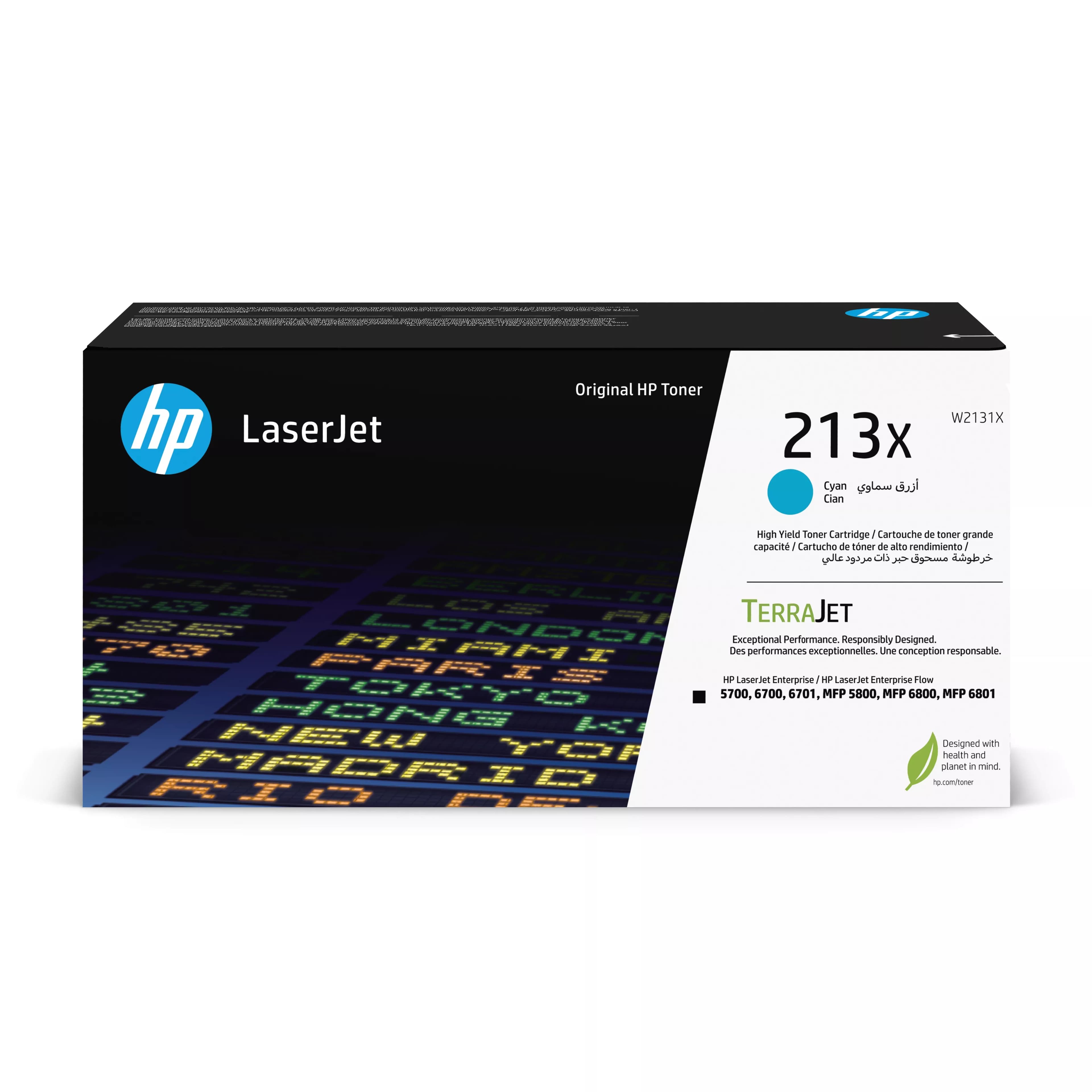 Cartus de toner (6K) HP 213X Cyan (W2131X)