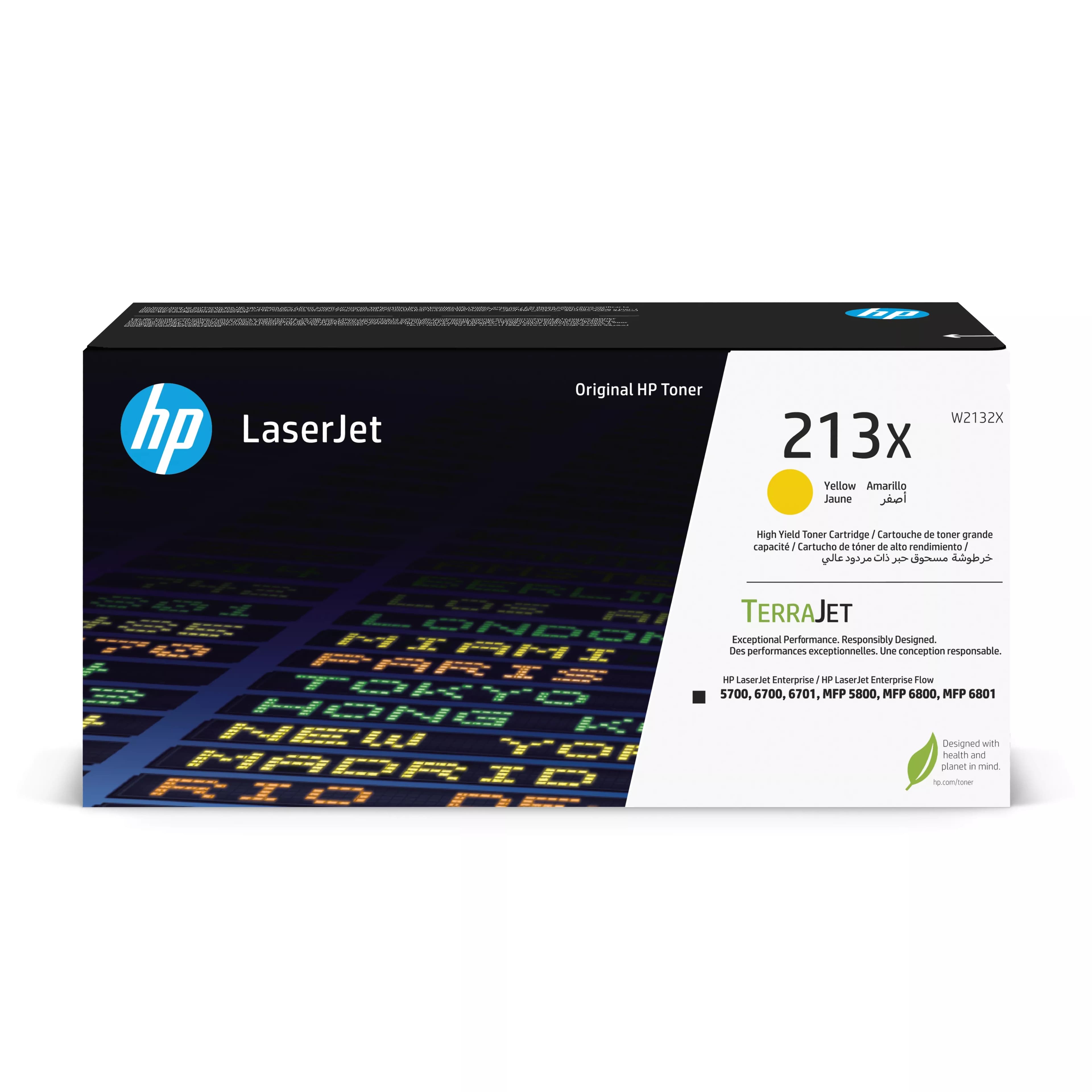 Cartus de toner (6K) HP 213X Yellow (W2132X)