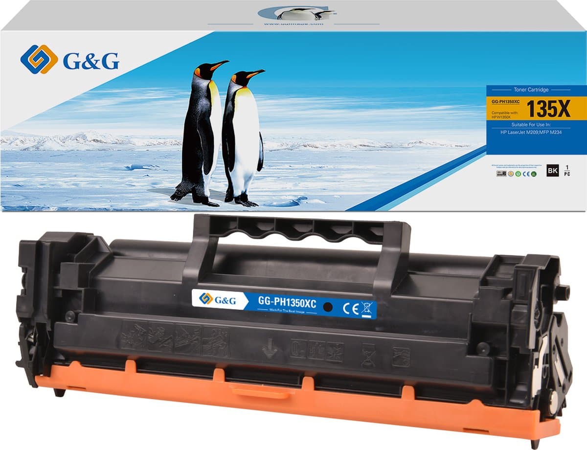 Toner Premium G&G (2.4K) HP 350X Black (W1350X)