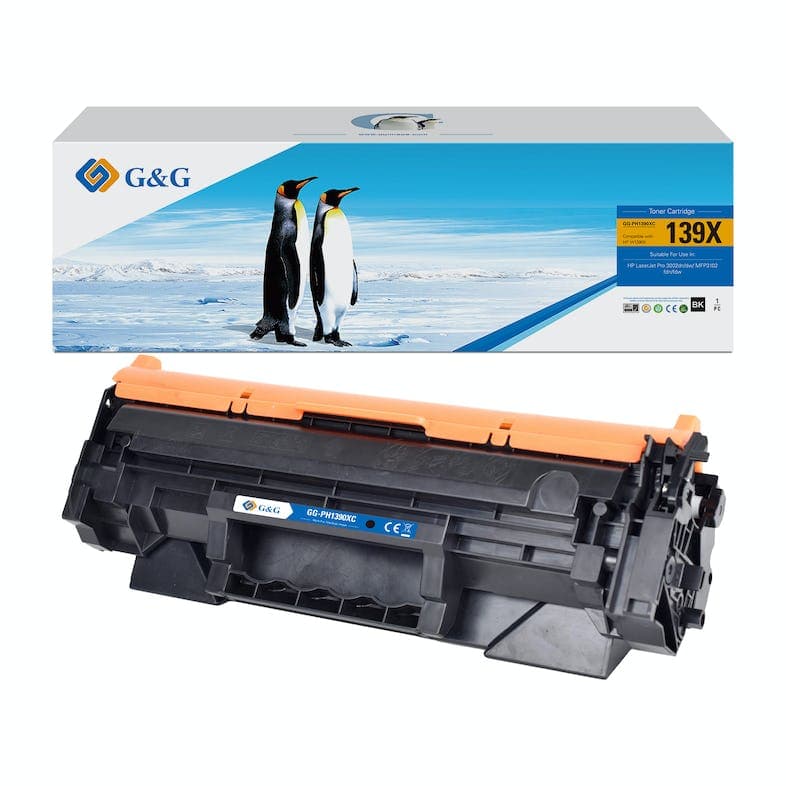 Toner Premium G&G (4K) HP 139X Black (W1390X)