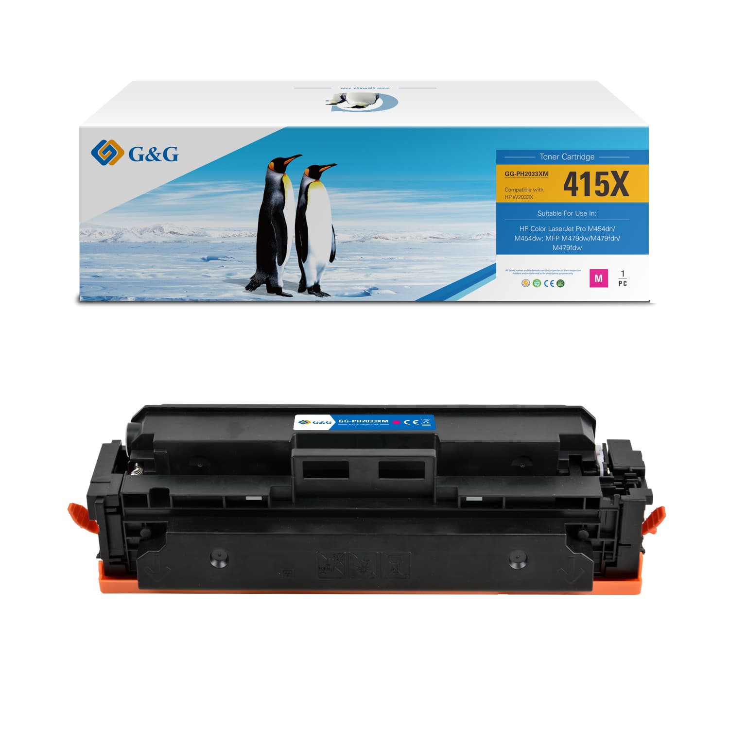 Toner Premium G&G (5.9K) Canon T09 Magenta (3018C006, CRG-T09M, CRGT09M)