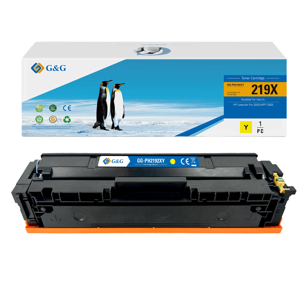 Toner Premium G&G (2.5K) HP 219X Yellow (W2192X)