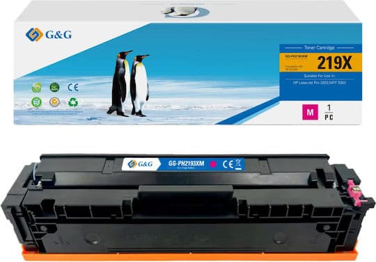 Toner Premium G&G (2.5K) HP 219X Magenta (W2193X)