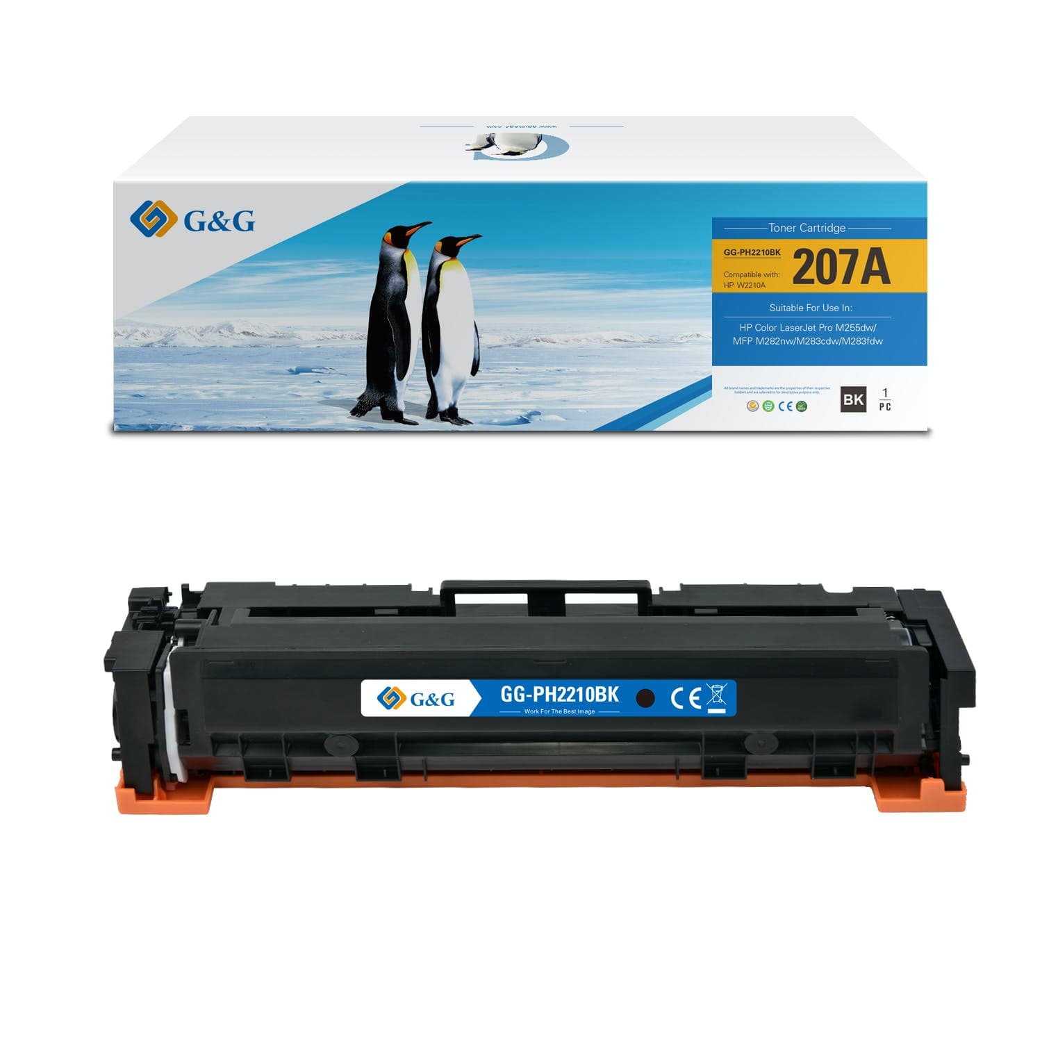 Toner Premium G&G (1.35K) HP 207A Black (W2210A)