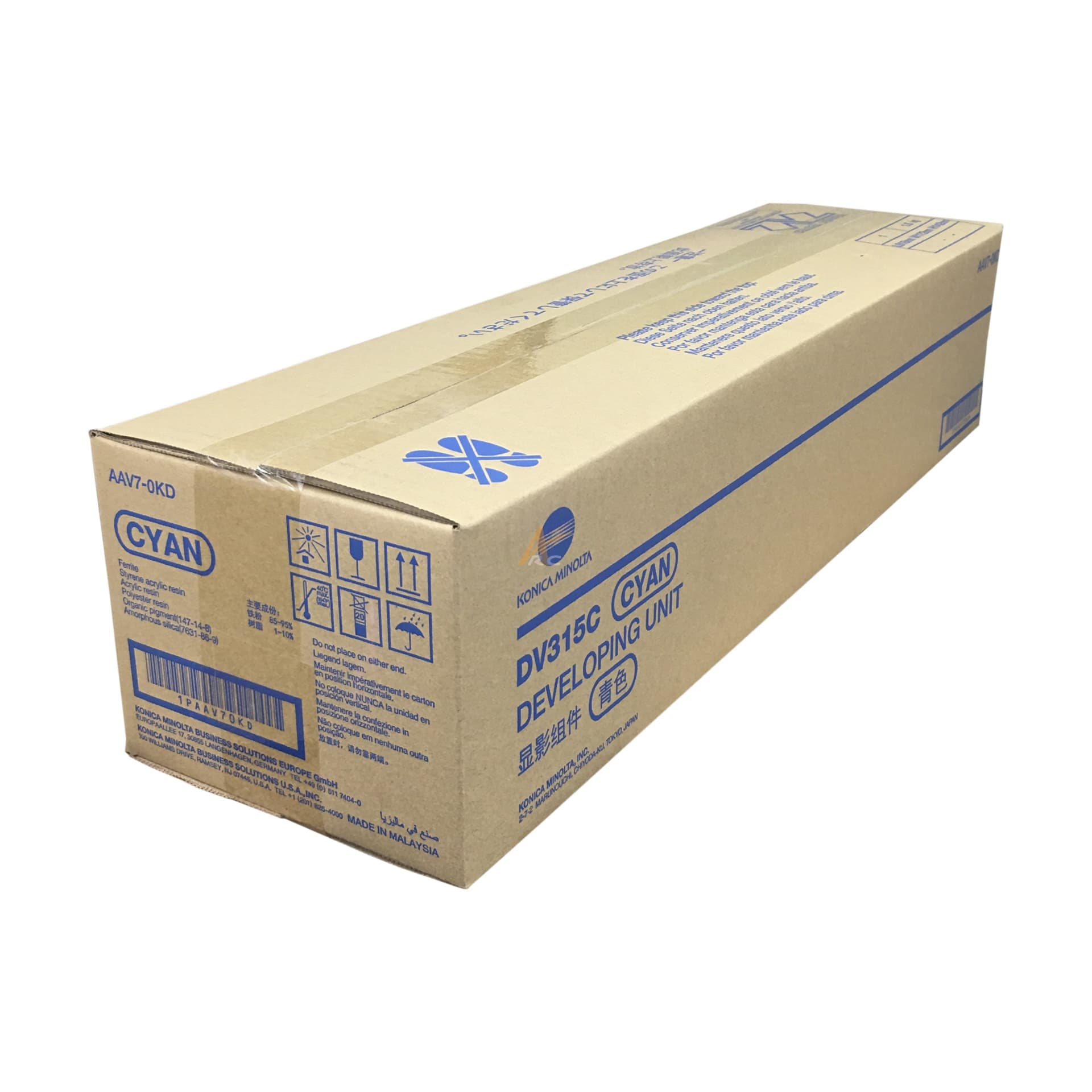 Unitate developer Konica Minolta DV315C Cyan (AAV70KD, DV-315C)