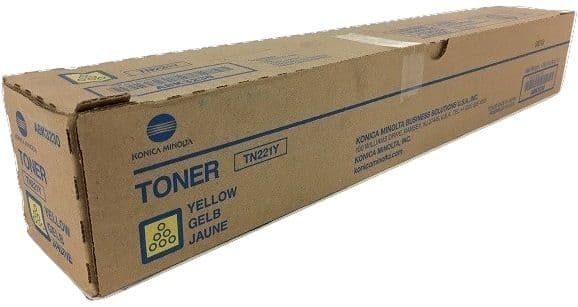 Cartus de toner (21K) Konica Minolta TN221Y Yellow (A8K3250, TN-221Y)