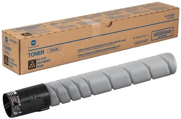 Cartus de toner original Konica Minolta TN319K Black (A11G150, TN-319K)
