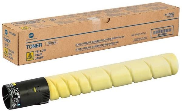 Cartus de toner (26K) Konica Minolta TN319Y Yellow (A11G250, TN-319Y)