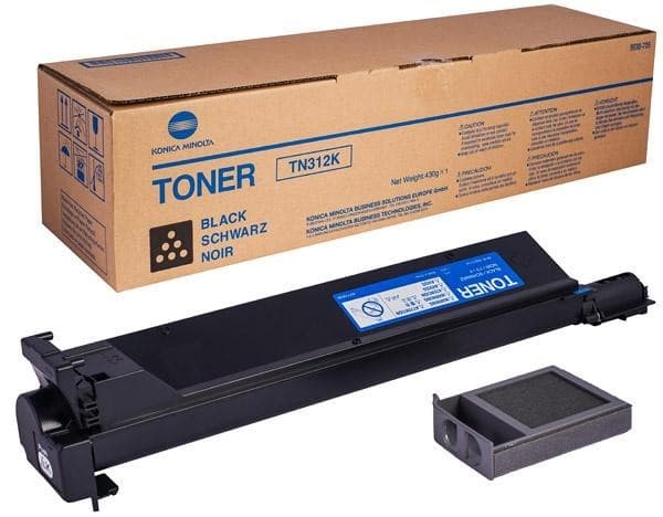 Cartus de toner (13.5K) Konica Minolta TN321K Half Black (A33K15G, TN-321K)