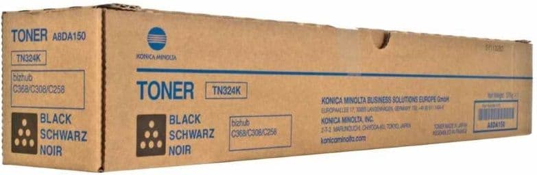 Cartus de toner original Konica Minolta TN324K Black (A8DA150, TN-324K)