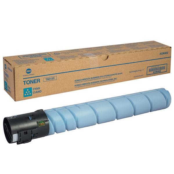 Cartus de toner (26K) Konica Minolta TN512C Cyan (A33K452, TN-512C)