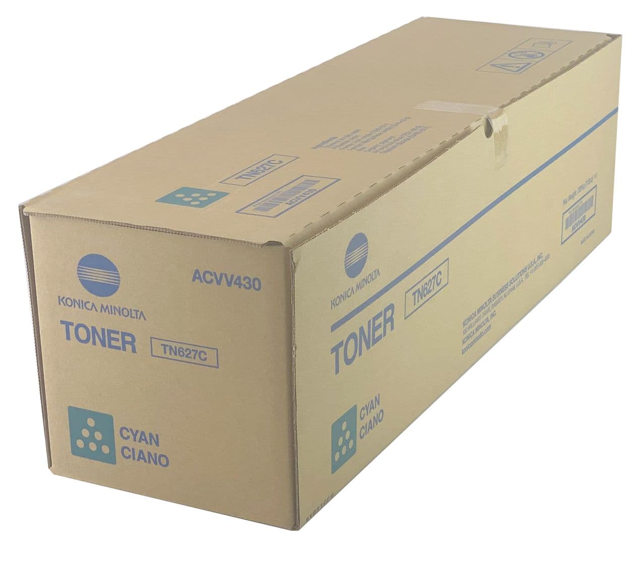 Cartus de toner (219.8K) Konica Minolta TN627C Cyan (ACVV450, TN-627C)
